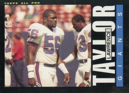 1985 Topps Lawrence Taylor #124 Football Card