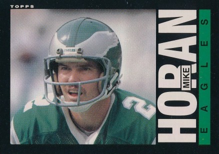 1985 Topps Mike Horan #130 Football Card