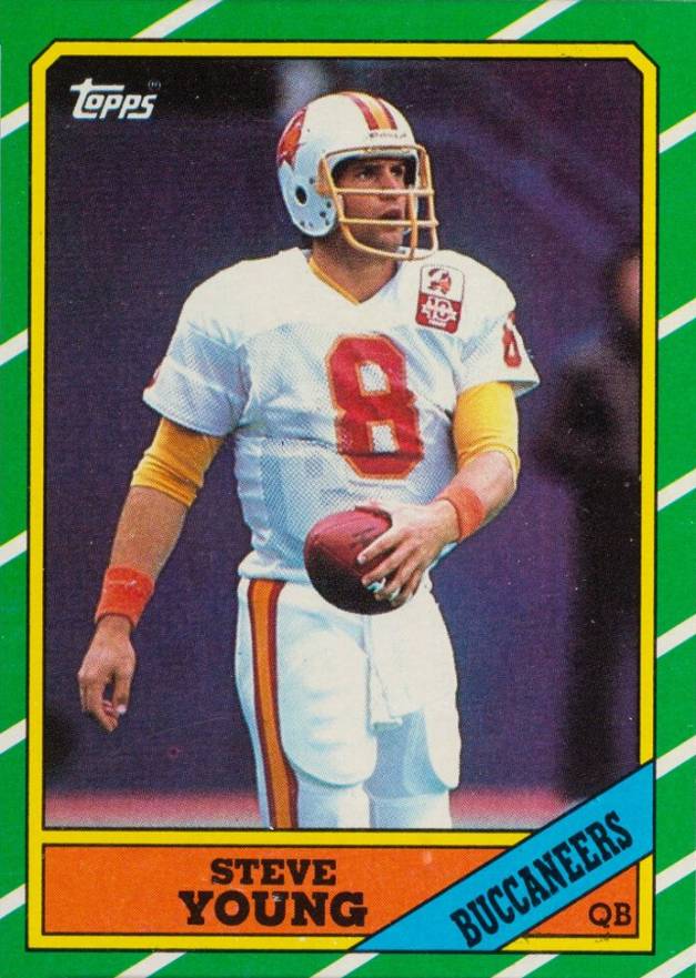 1986 Topps Steve Young #374 Football Card