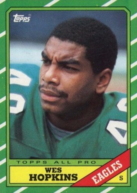 1986 Topps Wes Hopkins Ap #279 Football Card