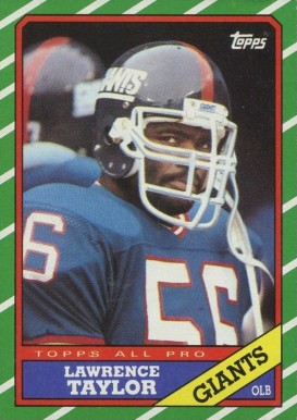 1986 Topps Lawrence Taylor #151 Football Card