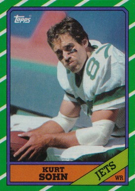 1986 Topps Kurt Sohn #100 Football Card