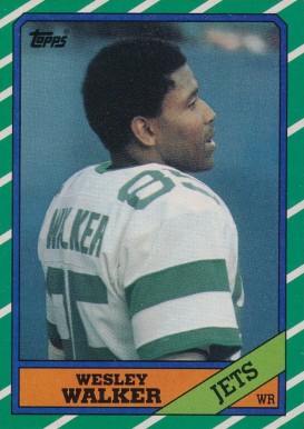 1986 Topps Wesley Walker #99 Football Card