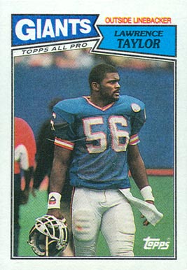 1987 Topps Lawrence Taylor #26 Football Card