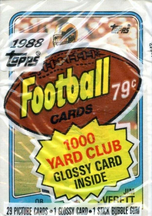 1988 Topps Cello Pack #CP Football Card