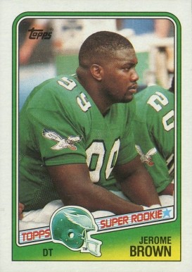 1988 Topps Jerome Brown #247 Football Card