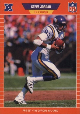 1989 Pro Set Steve Jordan #231 Football Card