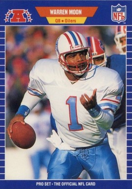 1989 Pro Set Warren Moon #149 Football Card