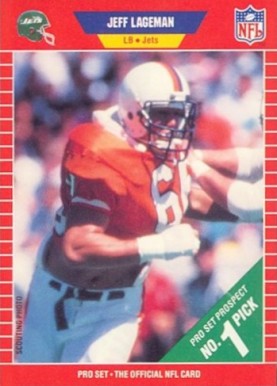 1989 Pro Set Jeff Lageman #506 Football Card