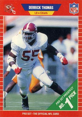 1989 Pro Set Derrick Thomas #498 Football Card