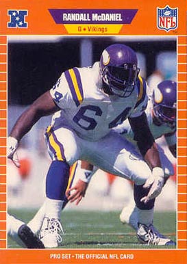 1989 Pro Set Randall McDaniel #235 Football Card