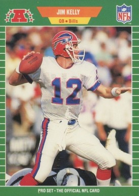1989 Pro Set Jim Kelly #22 Football Card