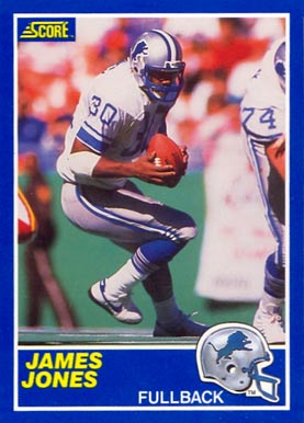 1989 Score James Jones #71 Football Card