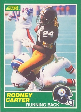 1989 Score Rodney Carter #276 Football Card