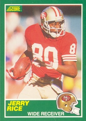 1989 Score Jerry Rice #221 Football Card