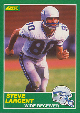 1989 Score Steve Largent #225 Football Card