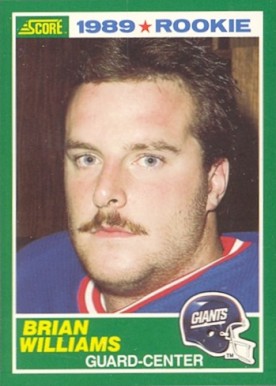 1989 Score Brian Williams #266 Football Card