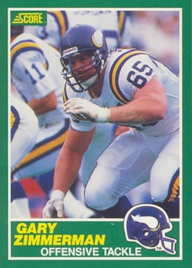 1989 Score Gary Zimmerman #233 Football Card