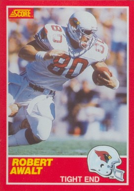 1989 Score Robert Awalt #159 Football Card