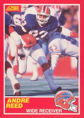 1989 Score Andre Reed #152 Football Card