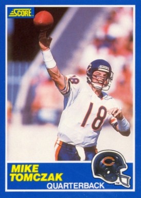 1989 Score Mike Tomczak #40 Football Card