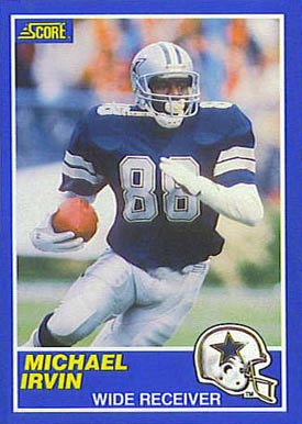 1989 Score Michael Irvin #18 Football Card
