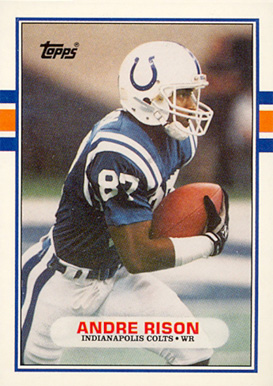 1989 Topps Traded Andre Rison #102T Football Card