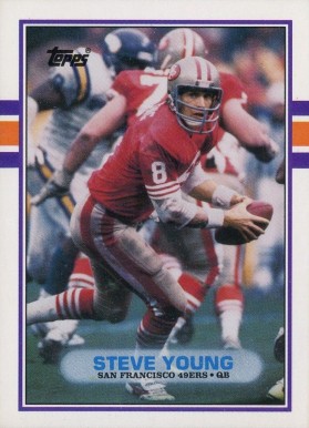 1989 Topps Traded Steve Young #24T Football Card