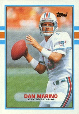 1989 Topps Dan Marino #293 Football Card