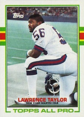 1989 Topps Lawrence Taylor #166 Football Card
