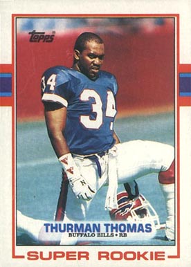 1989 Topps Thurman Thomas #45 Football Card