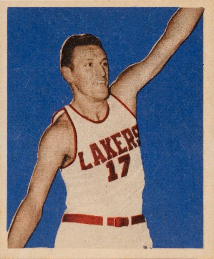 1948 Bowman Jim Pollard #66 Basketball Card