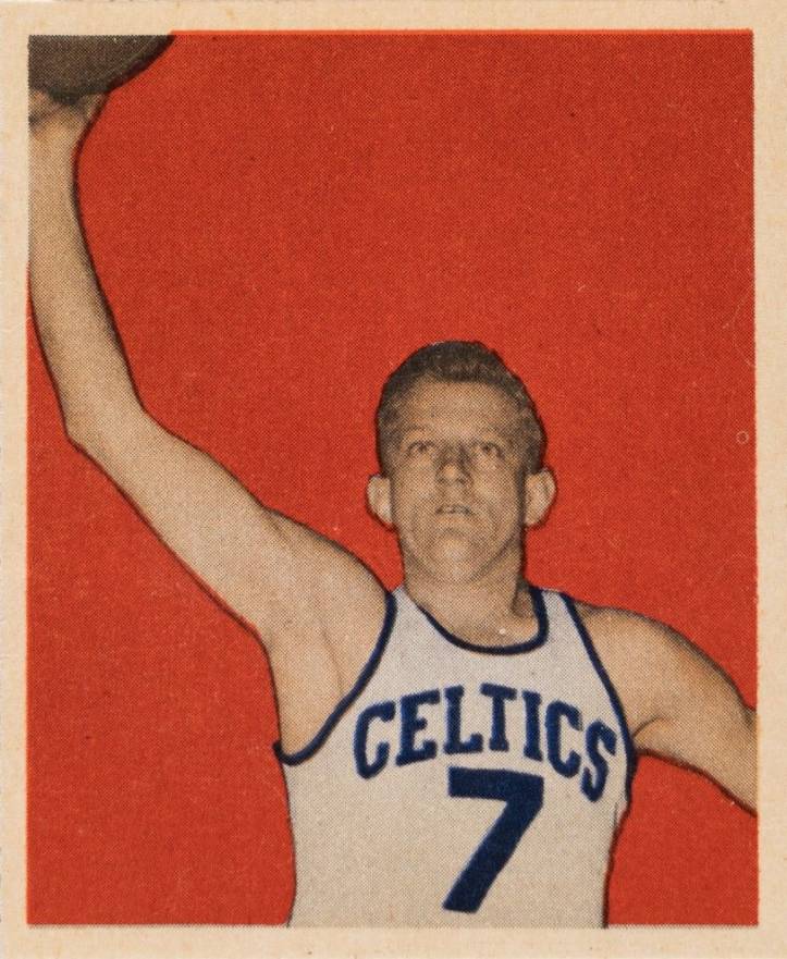 1948 Bowman Mel Riebe #8 Basketball Card