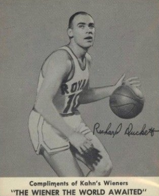 1957 Kahn's Wieners Richard Duckett # Basketball Card