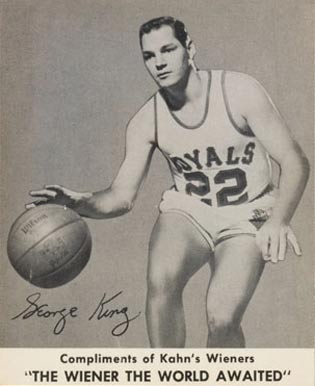 1957 Kahn's Wieners George King # Basketball Card