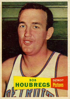 1957 Topps Bob Houbregs #56 Basketball Card