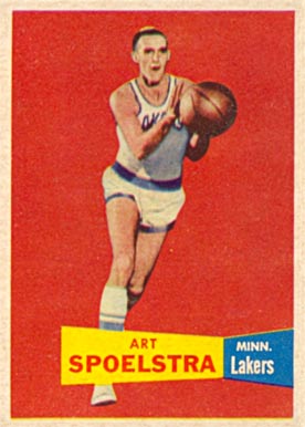 1957 Topps Art Spoelstra #52 Basketball Card