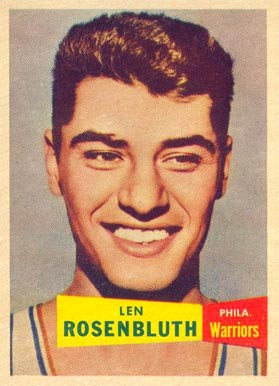 1957 Topps Len Rosenbluth #48 Basketball Card