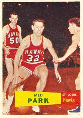 1957 Topps Med Park #45 Basketball Card