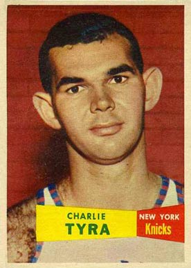 1957 Topps Charlie Tyra #68 Basketball Card