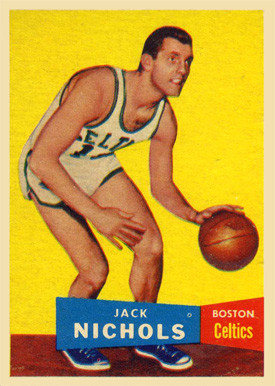 1957 Topps Jack Nichols #9 Basketball Card