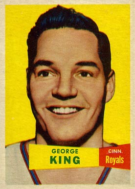 1957 Topps George King #6 Basketball Card