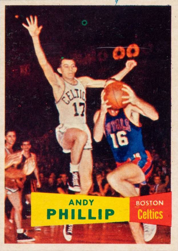 1957 Topps Andy Phillip #75 Basketball Card