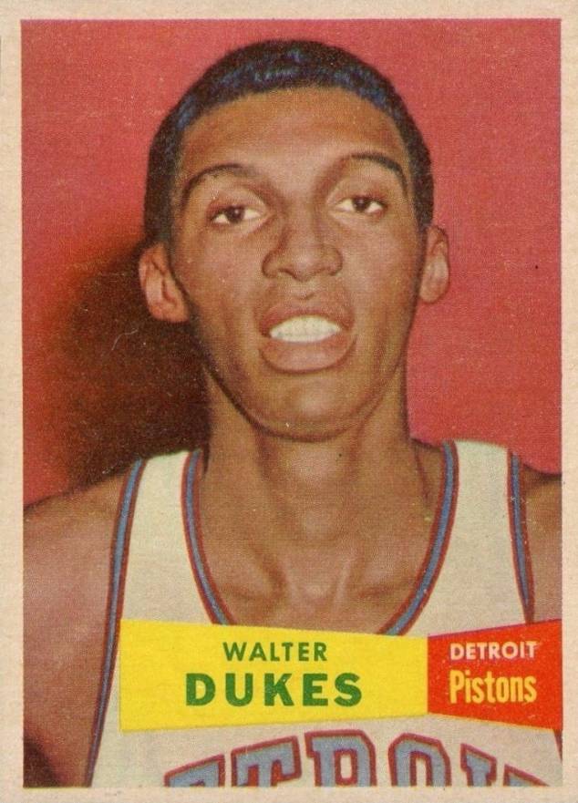 1957 Topps Walter Dukes #30 Basketball Card