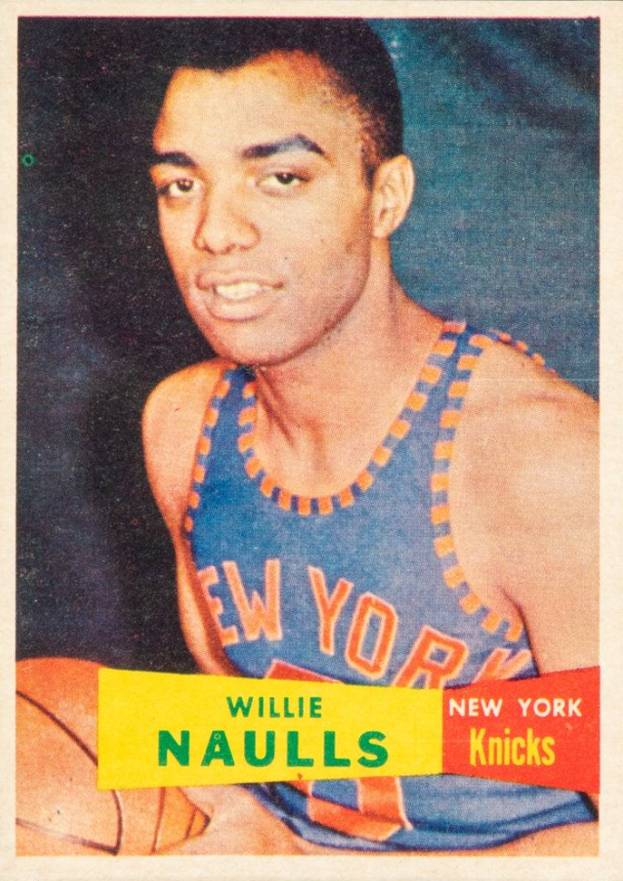 1957 Topps Willie Naulls #29 Basketball Card