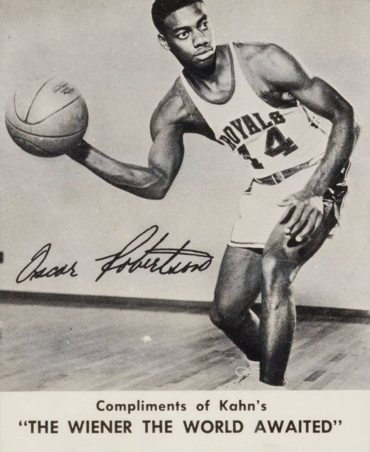 1960 Kahn's Wieners Oscar Robertson #8 Basketball Card
