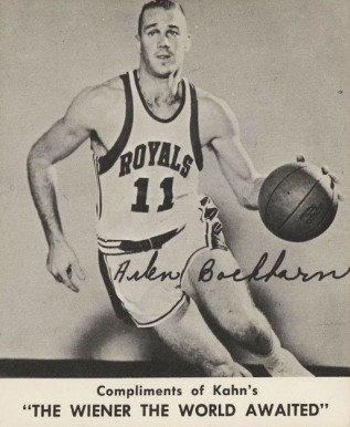 1960 Kahn's Wieners Arlen Bockhorn #1 Basketball Card