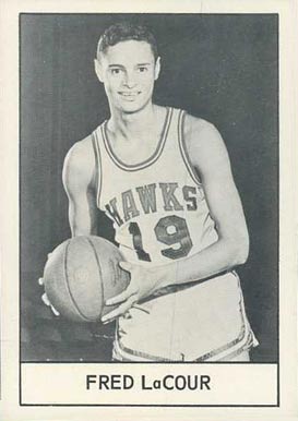 1961 Hawks Essex Meats Fred LaCour # Basketball Card