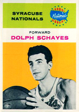 1961 Fleer Dolph Schayes #39 Basketball Card