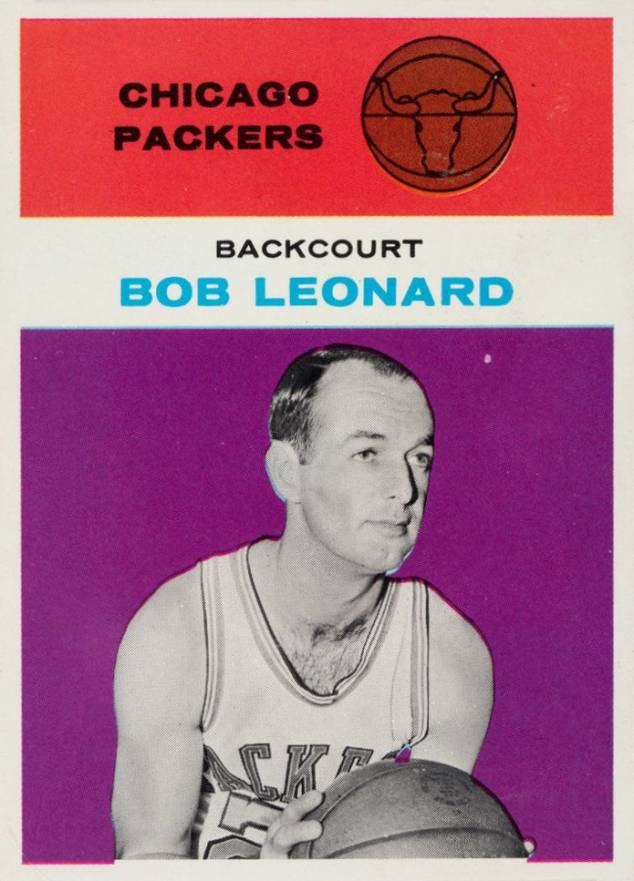 1961 Fleer Bob Leonard #28 Basketball Card